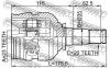 FEBEST 0111SXM10LH ШРУС ВНУТРЕННИЙ ЛЕВЫЙ 23x35x20 (TOYOTA CALDINA AT210/ST210 1997-2002 TOYOTA CALDINA AZT240/ZZT240 20