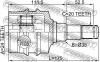 FEBEST 0111-SXV20LH ШРУС внутренний левый 24x35x20