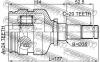 FEBEST 0111-ZNRRH ШРУС внутренний правый 24x35x20
