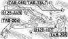 FEBEST 0120-107 Опора шаровая задней цапфы
