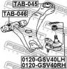 FEBEST 0120GSV40LH Опора шаровая нижняя левая