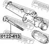 FEBEST 0122423 0122-423_тяга рулев./ Toyota Carina E AT190/ST191/CT190 92-97