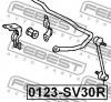 FEBEST 0123SV30R ТЯГА СТАБИЛИЗАТОРА ЗАДНЯЯ (CHEVROLET LACETTI/OPTRA (J200) 2003-2008 TOYOTA CAMRY/VISTA SV30/CV30/VZV