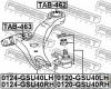 FEBEST 0124-GSU40LH Рычаг передний левый