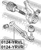 FEBEST 0124YRVR РЫЧАГ ПЕРЕДНИЙ ПРАВЫЙ (DAIHATSU STORIA M100S 1998-2004 DAIHATSU STORIA M110S 4WD 1998-2004 DAIHATSU
