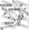 FEBEST 0125-2SV40 Тяга задняя поперечная