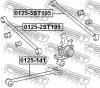 FEBEST 01253ST195 ТЯГА ЗАДНЯЯ ПОПЕРЕЧНАЯ ЗАДНЯЯ