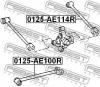 FEBEST 0125AE114R ТЯГА ЗАДНЯЯ ПОПЕРЕЧНАЯ (TOYOTA COROLLA AE100/EE100/CE100 1991-1997 TOYOTA COROLLA AE115 4WD 1995-200