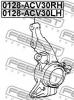 FEBEST 0128-ACV30FLH Кулак поворотный левый