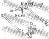 FEBEST 0132-001 Втулка регулировочная с эксцентриком