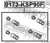 FEBEST 0173-KSP90F ПЫЛЬНИК НАПРАВЛЯЮЩЕЙ СУППОРТА ТОРМОЗНОГО ПЕРЕДНЕГО КОМПЛЕКТ