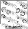 FEBEST 0175-ACU35F Ремкомплект суппорта тормозного переднего