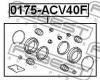 FEBEST 0175-ACV40F Ремкомплект суппорта тормозного переднего