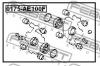 FEBEST 0175AE100F РЕМКОМПЛЕКТ СУППОРТА ТОРМОЗНОГО ПЕРЕДНЕГО