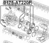 FEBEST 0175-AT220F Ремкомплект передн суппорта 0175-AT220F
