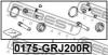 FEBEST 0175-GRJ200R Ремкомплект задн суппорта TOYOTA LAND CRUISER 200 (07- ) 0175-GRJ200R