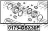 FEBEST 0175-GSX30F Ремкомплект суппорта тормозного переднего