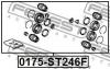 FEBEST 0175-ST246F Ремкомплект суппорта переднего 0175-ST246F