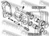 FEBEST 0176-CXR20F Поршень тормозного суппорта 0176-CXR20F
