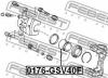 FEBEST 0176-GSV40F Поршень суппорта тормозного переднего