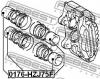 FEBEST 0176-HZJ75F Поршень суппорта тормозного переднего