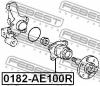FEBEST 0182-AE100R Ступица задняя копмлект