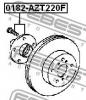 FEBEST 0182AZT220F СТУПИЦА ПЕРЕДНЯЯ (TOYOTA AVENSIS AT220/ZZT220 1997-2003 TOYOTA CELICA ZZT230 1999-2006 TOYOTA COROLL