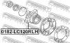 FEBEST 0182LC120RLH ПОДШИПНИК СТУПИЧНЫЙ ЗАДНИЙ ЛЕВЫЙ