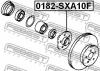 FEBEST 0182SXA10F СТУПИЦА ПЕРЕДНЯЯ