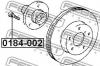 FEBEST 0184002 ШПИЛЬКА КОЛЁСНАЯ (TOYOTA ALTEZZA/ALTEZZA GITA GXE10/SXE10 1998-2005 TOYOTA ALTEZZA/ALTEZZA GITA GXE1