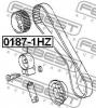 FEBEST 0187-1HZ Натяжитель ренмя