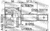 FEBEST 0210013A42 0210-013A42_шрус наружн.22x55x25/ Nissan Sunny B14/Almera N15 1995-2000