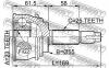 FEBEST 0210017 ШРУС НАРУЖНЫЙ 23x55x25 (NISSAN 100NX B13 1990-1994 NISSAN AD VAN/WAGON NY10 4WD 1990-1996 NISSAN AD
