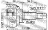 FEBEST 0210027 ШРУС НАРУЖНЫЙ 27x56x29 (NISSAN INFINITI I30/I35 CA33 1999-2004 NISSAN MAXIMA CEFIRO A32 1994-2000 NI