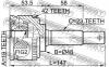 FEBEST 0210043A42 ШРУС НАРУЖНЫЙ 19x48x23 (NISSAN CUBE Z10 1998-2002 NISSAN MICRA MARCH K11 1992-2002) FEBEST