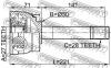 FEBEST 0210064 ШРУС НАРУЖНЫЙ 27x50x28 (NISSAN DATSUN D21 1992-1996 NISSAN DATSUN D22 1997-2002 NISSAN ELGRAND NE50