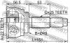 FEBEST 0210068 ШРУС НАРУЖНЫЙ 22x49x25 (NISSAN MICRA MARCH K12 2002-) FEBEST