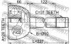 FEBEST 0210073 ШРУС НАРУЖНЫЙ 28x60x31 (NISSAN PATROL (GR) Y61 1997- NISSAN PATROL SAFARI Y61 1997-2002) FEBEST