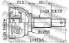 FEBEST 0210J31 ШРУС НАРУЖНЫЙ 25x56x29 (NISSAN PRESAGE U31 2003- NISSAN TEANA (PRC) J31Z 2004-2008 NISSAN TEANA J31