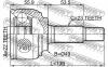 FEBEST 0210-K12E ШРУС наружный 22x49x23