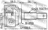FEBEST 0210N16 ШРУС НАРУЖНЫЙ 22x55x25 (NISSAN ALMERA B10RS (CLASSIC) 2006- NISSAN ALMERA N16 (UKP) 2000-2006 NISSAN