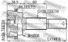 FEBEST 0210T30RA44 ШРУС НАРУЖНЫЙ ЗАДНИЙ 24x58x29 (NISSAN PRESAGE NU30 4WD 1998-2003 NISSAN PRIMERA WAGON W12 2001- NISS