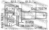 FEBEST 0210V10A44 ШРУС НАРУЖНЫЙ 23x56x27 (NISSAN ALMERA TINO V10M 1998-2003 NISSAN AVENIR W11 1998- NISSAN BLUEBIRD U1