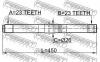 FEBEST 0212QG16LH ПОЛУОСЬ ЛЕВАЯ 23x450x23 (NISSAN PRIMERA P12 2001-) FEBEST