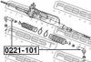 FEBEST 0221101 НАКОНЕЧНИК РУЛЕВОЙ (NISSAN AD VAN/WINGROAD NY11 4WD 1999-2004 NISSAN AD VAN/WINGROAD Y11 1999-2004 N
