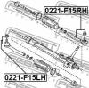 FEBEST 0221-F15LH Наконечник рулевой 0221-F15LH