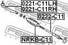 FEBEST 0222C11 ТЯГА РУЛЕВАЯ (NISSAN AD VAN/WINGROAD Y12 2005- NISSAN AD/AD EXPERT (VY12) 2006- NISSAN BLUEBIRD SYLP
