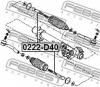 FEBEST 0222-D40 Тяга рулевая