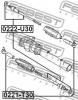 FEBEST 0222U30 Тяга рулевая