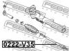 FEBEST 0222V35 ТЯГА РУЛЕВАЯ